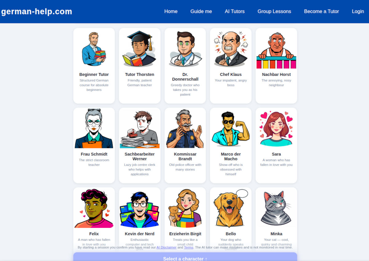german-help.com Screenshot